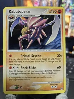 Pokemon TCG Kabutops Holo Rare Card Platinum Arceus 4/99 - Image 1