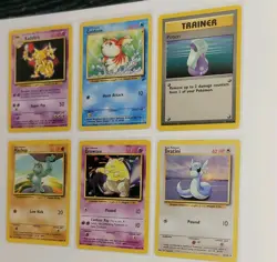 Pokemon TCG WOTC 1999 Base Set/Base Set 2 Lot 6 Kadabra Dratini Machop - Image 3