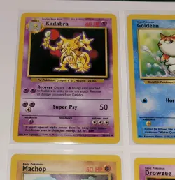 Pokemon TCG WOTC 1999 Base Set/Base Set 2 Lot 6 Kadabra Dratini Machop - Image 4