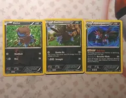 Pokemon TCG Nobile Victories 3 Card Lot Deino Rev Zweilous Rev Hydreigon Holo🔥 - Image 1