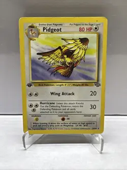 Pokemon TCG Pidgeot 1st Edition Jungle non holo Rare 24/64 - Image 1
