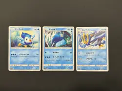 Pokemon TCG Piplup 009 Prinplup 010 Empoleon 011/049 Dream League SM11b Regular - Image 1
