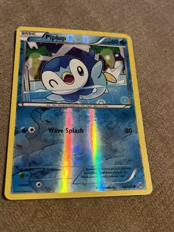 Piplup 36/162 Breakthrough Reverse Holo Common 60 HP English 2015 Pokemon TCG - Image 2