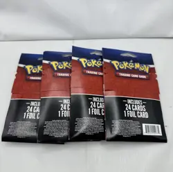 Pokemon 25 Card Pack 1 Foil Guaranteed NEW SEALED Lot Of 4 Packs Sealed Mint - Image 2