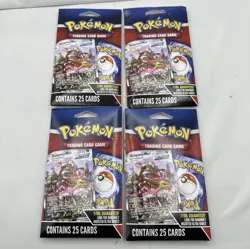 Pokemon 25 Card Pack 1 Foil Guaranteed NEW SEALED Lot Of 4 Packs Sealed Mint - Image 4