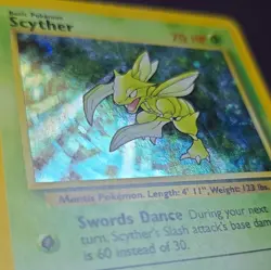 Pokemon TCG Jungle Scyther 10/64 Holo Rare Hp-Dmg Bent See Photos (Last) - Image 4