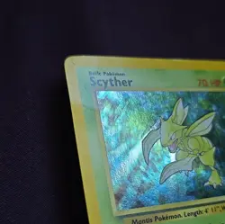 Pokemon TCG Jungle Scyther 10/64 Holo Rare Hp-Dmg Bent See Photos (Last) - Image 5