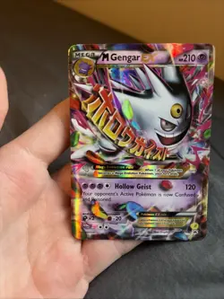 Pokemon Mega Gengar EX XY166 Holo Promo Card XY Set English 210 HP - Image 1