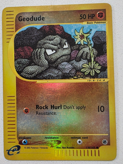 Geodude Expedition Base Set Reverse Holo Pokemon Card 110/165 - Image 1