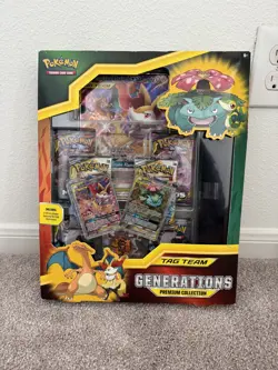 Damage box Sealed Never Opened Pokemon Tag Team Generations Premium Collection - Image 1