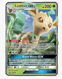 Leafeon GX - SM146 Sun & Moon Promos #SM146 (2017) Promo Holo NM Pokemon - Image 1