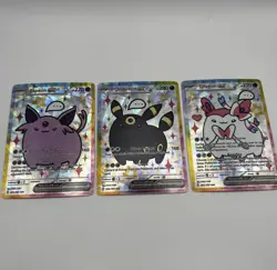Pokemon Eeveelutions - Full Set - Cracked Ice Holo Fan Art Card Bundle - Image 3