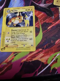 Raichu Holofoil 25/165 2002 Pokemon Expedition Mp-hp - Image 3