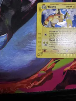 Raichu Holofoil 25/165 2002 Pokemon Expedition Mp-hp - Image 4