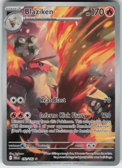 Blaziken 192/182 Illustration Rare Destined Rivals Pokemon Holo Near Mint - Image 1