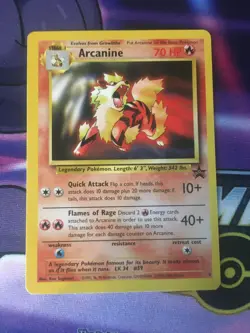 Arcanine - #6 - Black Star Promo Pokemon - LP - Image 1