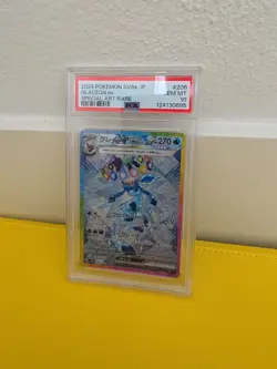 Glaceon ex 206/187 Sv8a: Terastal Fest Ex Holo (Japanese) Psa 10 - Image 1
