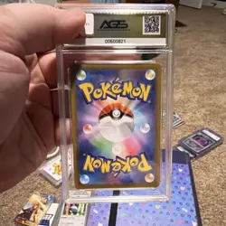 2022 Pokemon S10a Dark Phantasma Snorlax 058/071 Holo Rare AGS 10 - Image 2