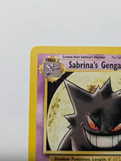 LP -Gym Challenge Sabrina's Gengar 29/132 Rare Non Holo WOTC Vintage Pokemon TCG - Image 4