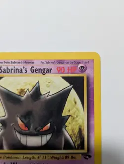 LP -Gym Challenge Sabrina's Gengar 29/132 Rare Non Holo WOTC Vintage Pokemon TCG - Image 5
