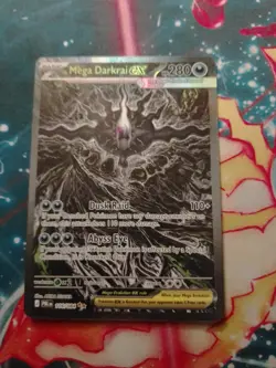 Mega Darkrai EX SIR 116/084 Pitch Black Pokemon TCG PACK FRESH IN HAND - Image 1