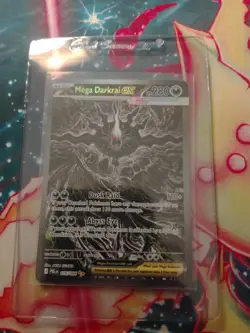 Mega Darkrai EX SIR 116/084 Pitch Black Pokemon TCG PACK FRESH IN HAND - Image 3