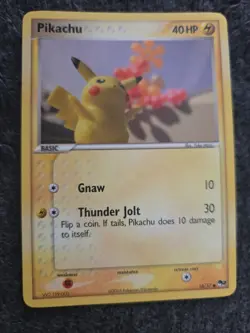 Pikachu 16/17 Pop Series 2 -Yuka Mori - Non-Holo Ex Delta Species Pokemon TCG - Image 1