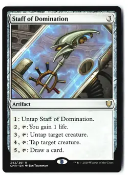 Staff of Domination 343 Rare Magic: The Gathering Near Mint - Image 1