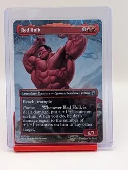Red Hulk [Borderless] #329 Magic Marvel Super Heroes Regular - Image 1