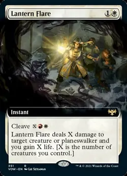 Lantern Flare (Extended Art) [Innistrad: Crimson Vow] Near Mint - Image 1