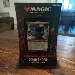 Adventures in the Forgotten Realms Commander Deck: Draconic Rage MTG Sealed - Image 1