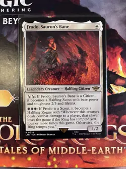Frodo, Sauron's Bane Foil - LTR 0018 - NM - MTG Magic - Image 1
