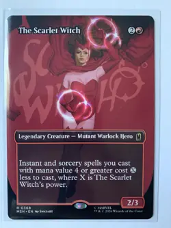 The Scarlet Witch (Borderless) - NM Marvel Super Heroes (#368) Regular - MTG - Image 1