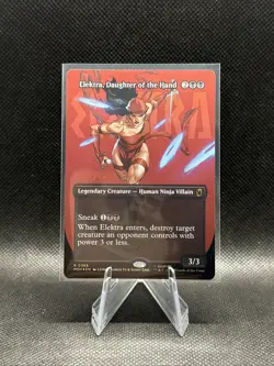 Elektra, Daughter of the Hand (Borderless) (0366) Marvel Super Heroes Foil - Image 1