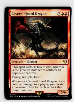 MTG Cavern-Hoard Dragon x1 NM LTC Lord Of The Rings Commander 0031 - Image 1