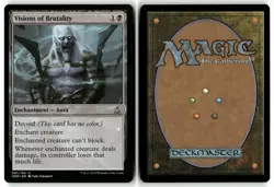 Visions of Brutality 81 Oath of the Gatewatch Magic: The Gathering Uncommon LP - Image 3