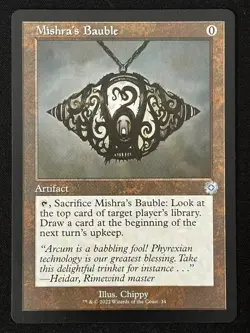 1x MTG Mishra's Bauble - The Brothers' War: Retro Frame Artifacts (BRR) #34 - Image 3
