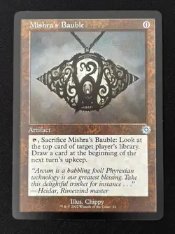 1x MTG Mishra's Bauble - The Brothers' War: Retro Frame Artifacts (BRR) #34 - Image 5