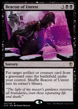 MTG Beacon of Unrest Commander 2016 C16 #107 Rare NM Reanimator EDH - Image 1