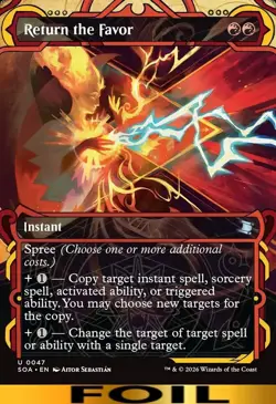 Return the Favor * FOIL * #47 - Secrets of Strixhaven: Mystical Archive - NM MTG - Image 1
