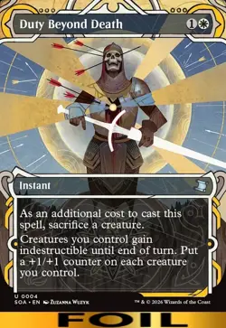 Duty Beyond Death ** FOIL ** #04 - Secrets of Strixhaven: Mystical Archive MTG - Image 1