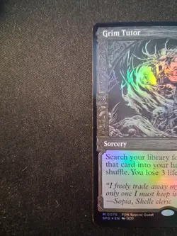 1x Grim Tutor - Foil - Showcase Light Play MTG Magic - Kid Icarus - - Image 2