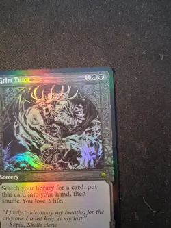 1x Grim Tutor - Foil - Showcase Light Play MTG Magic - Kid Icarus - - Image 3