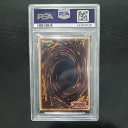 2004 YUGIOH: TOTAL DEFENSE SHOGUN CT1-EN001 [Secret Rare] [Collectors Tin] PSA 8 - Image 2