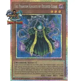 Yugioh! 1x The Phantom Knights of Decayed Cloak CORI-EN018 Starlight Rare NM - Image 1