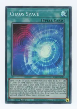 Yugioh RA01-EN065 - Chaos Space - Super Rare - Image 1