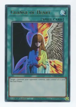 Yugioh RA01-EN050 - Change of Heart (UR) - Ultra Rare - Image 1