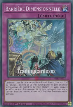 Yu-Gi-Oh! Barriere Dimensionnelle : SR RA01-FR072 - Image 1