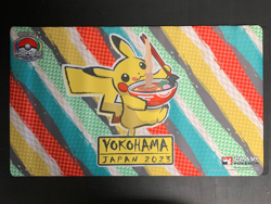 New Pokemon Worlds 2023 Pikachu Ramen Playmat Yokohama Japan - Image 1