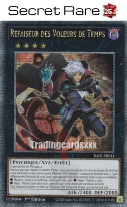 Yu-Gi-Oh! Refaiseur des Voleurs de Temps : QCSE RA01-FR041 - Image 1